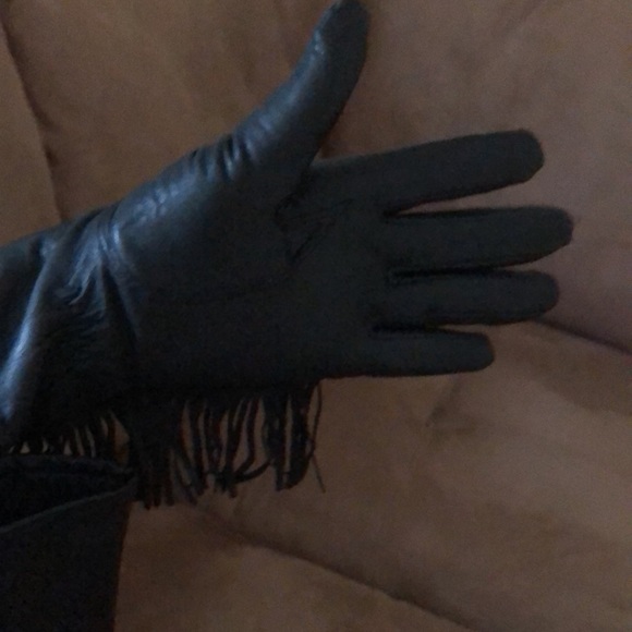 Renees Accessories Nwt Sheepskin Leather Tassel Gloves Poshmark